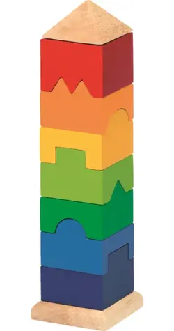 GOKI Klappbarer Holzturm / ab 2 Jahren