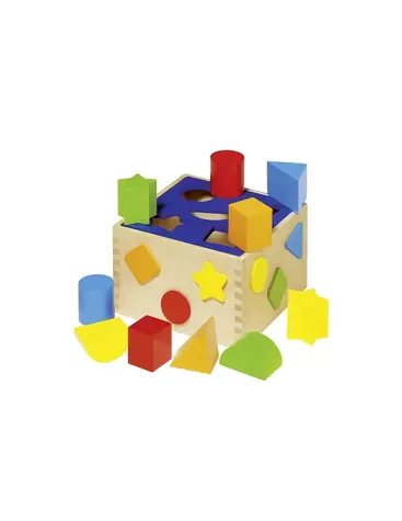 GOKI Einlegebox Formen blau / ab 18 Monaten