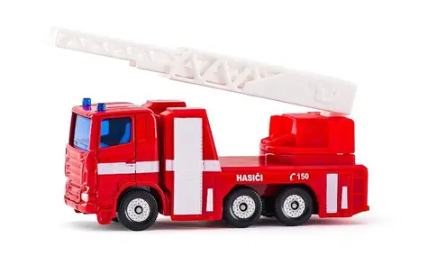 Siku Tschechisch Version - Feuerwehrauto mit einziehbarer Leiter