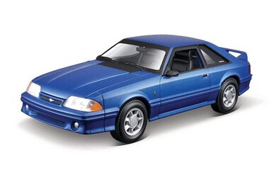 Maisto - ASSEMBLY LINE 1993 Ford Mustang SVT Cobra, metallicblau, 1:24