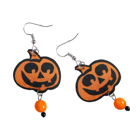 Rappa Kürbis Ohrringe Halloween