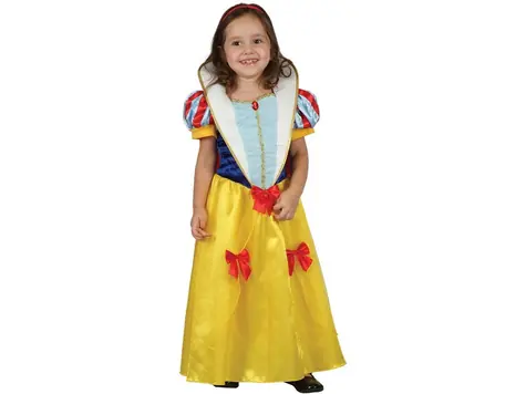 MaDe 01004 - Karnevalskleid - Schneewittchen, 92-104 cm