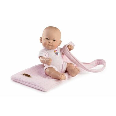 Guca 946 NEW BORN GIRL - realistische Babypuppe mit vollem Vinylkörper - 25 cm