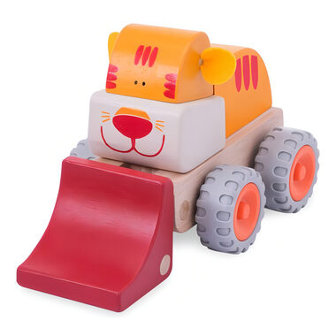 Wonderworld Holz-Minilader Tiger