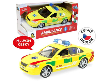 MaDe 03223 Krankenwagen schnelles Personenfahrzeug mit CZ IC / ab 3 Jahren