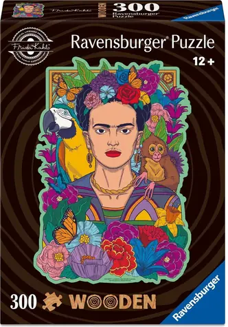 Ravensburger Holzpuzzle Frida Kahlo / 300 Teile / ab 12 Jahren