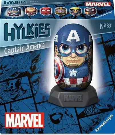 Ravensburger 3D Puzzle Hylkies: MARVEL: Captain America / 54 Teile / ab 6 Jahren
