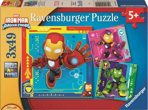 Ravensburger Iron Man und seine tollen Freunde / 3x49 Teile / ab 5 Jahren