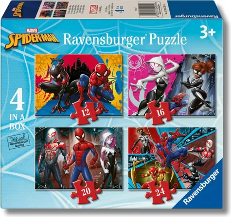 Ravensburger MARVEL: Spider-Man / 4in1 / ab 3 Jahren