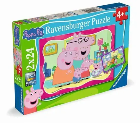 Ravensburger Peppa Pig / 2x24 Teile / ab 4 Jahren