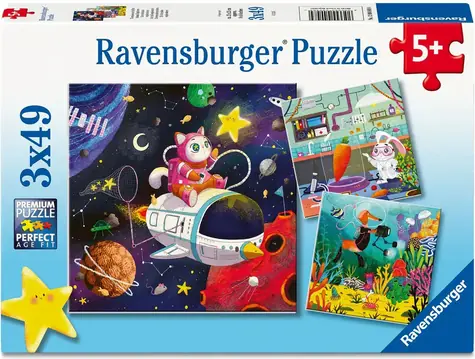 Ravensburger Berufe aus dem Reich der Fantasie / 3x49 Teile / ab 5 Jahren