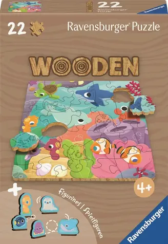 Ravensburger Holzpuzzle Unterwasserwelt / 22 Teile / ab 4 Jahren