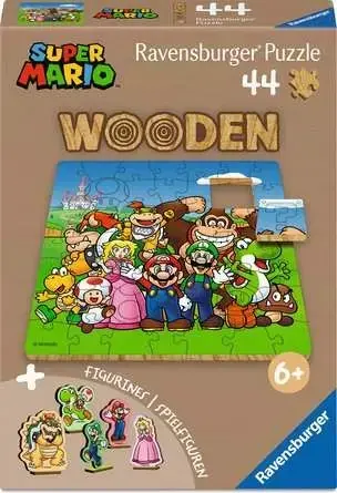 Ravensburger Holzpuzzle Super Mario / 44 Teile / ab 6 Jahren