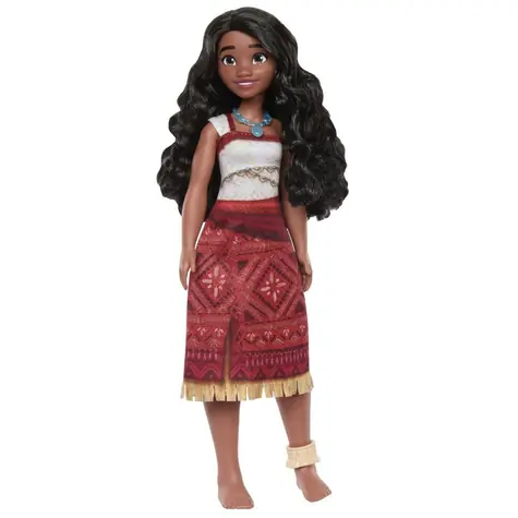 Mattel JBT56 Disney Vaiana 2 Prinzessin Vaiana 2 im Kleid mit Accessoires 26 cm 