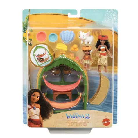 Mattel kleine Puppe Moana und Schwester im Dorf / ab 3 Jahren