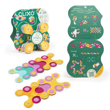 CLIXO Tiny & Mighty Jungle - magnetisches Bauset, 9-teilig