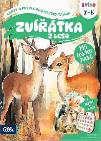 Albi Quid Karten und Puzzles: Waldtiere