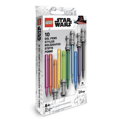 Smartlife Lego Star Wars Gelstifte-Set, Lichtschwert - 10 Stück.