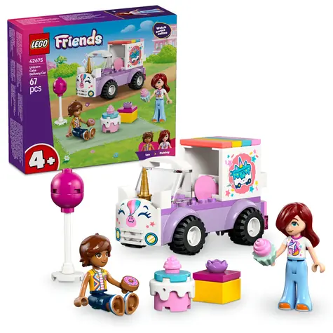 LEGO® Friends 42675 Einhorn-Kuchenlieferwagen / Anzahl der Teile: 67 / ab 4 Jahren