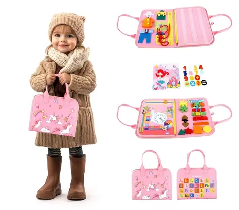 2Kids Toys Sensorisches Beschäftigungsbuch Einhorn 1 / ab 3 Jahren