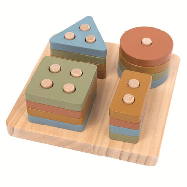 2Kids Toys Stapelbare bunte Formen / ab 1 Jahr