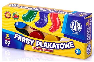 ASTRA Temperafarben 8 x 20 ml / ab 3 Jahren