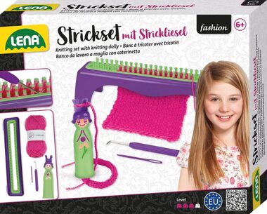 Lena Strickset mit Strickpuppe / ab 6 Jahren
