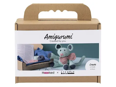 Creativ Company Amigurumi-Maus-Häkelset / ab 12 Jahren