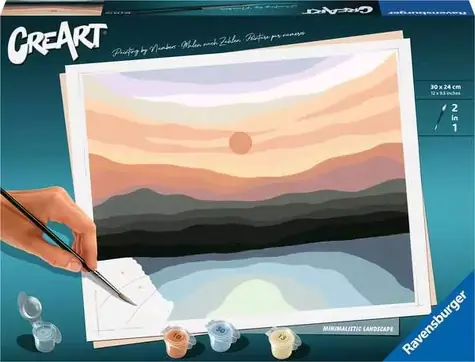 Ravensburger 235155 CreArt Minimalist Landscape / Alter ab: 12 Jahren / Versionen: FI/DA/SV/IS/NO/CS/SK/EN