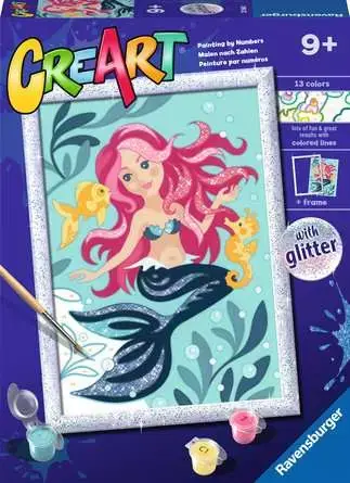 Ravensburger 235681 CreArt Bezaubernde Meerjungfrau / Alter ab: 9 Jahren / Version: FI/DA/SV/IS/NO/CS/SK/EN