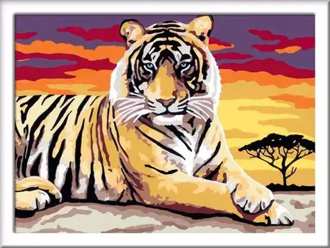 Ravensburger 289370 CreArt Majestätischer Tiger / Alter ab: 11 Jahren / Version: SV/DA/NO/FI/CS/SK
