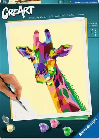 Ravensburger 289936 CreArt Lustige Giraffe / Alter ab: 12 Jahren / Version: SV/DA/NO/FI/CS/SK