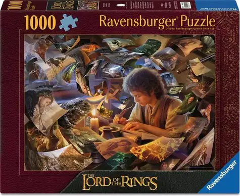Ravensburger 120018100 Die Abenteuer des tapferen Frodo, 1000 Teile / ab 14 Jahren / Version: International