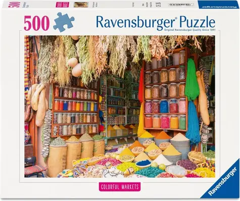 Ravensburger 120018162 Markt, Marokko 500 Stück / Alter ab: 12 Jahren / Version: international