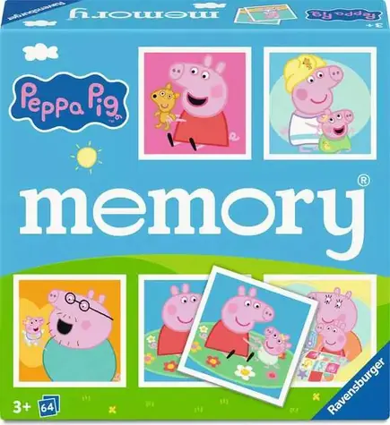 Ravensburger 250868 Memory- Pexeso Peppa Pig / Alter ab: 3 Jahren / Version: International