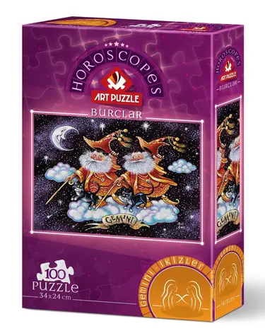 Kunstpuzzle 5803 Sternzeichen-Puzzle: Zwillinge / 100 Teile / ab 6 Jahren