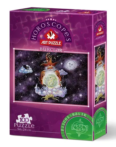 Kunstpuzzle 5812 Sternzeichen-Puzzle: Fische / 100 Teile / ab 6 Jahren