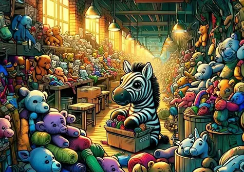 Kunstpuzzle 35410 Puzzle Toy Factory / 100 Teile / ab 5 Jahren