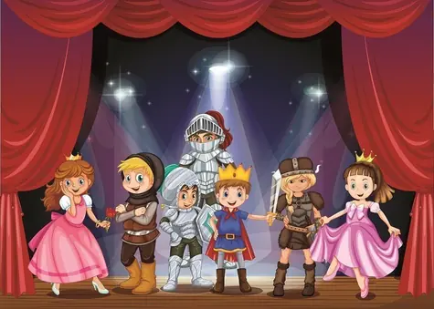 Kunstpuzzle 4511 Puzzle-Theateraufführung / 100 Teile / ab 6 Jahren