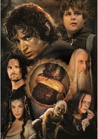 Clementoni 39907 Puzzle Herr der Ringe 1000 Teile
