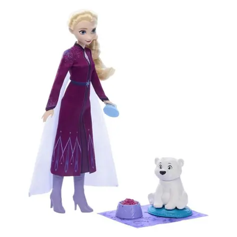 Mattel Frozen Puppe - Elsa mit Eisbär / ab 3 Jahren