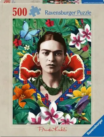 Ravensburger 120017363 Puzzle Frida Kahlo: Blühende Fantasie / 500 Teile / ab 12 Jahren 