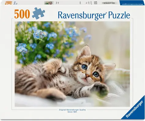 Ravensburger 120019046 Puzzle Kuschelkätzchen / 500 Teile / ab 12 Jahren 