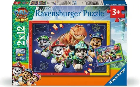 Ravensburger 120043645 Paw Patrol: Der Dinosaurierfilm 2x12 Teile / ab 3 Jahren 