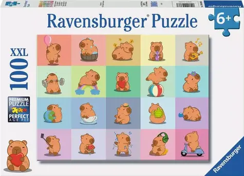 Ravensburger 120043867 Capybara / 100 Stück / ab 6 Jahren 