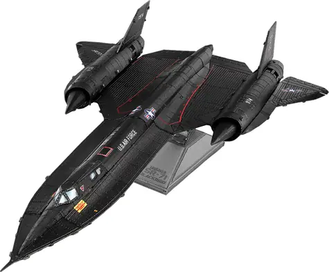 Metal Earth 3D-Puzzle Lockheed SR-71 Blackbird / 45 Teile / ab 14 Jahren