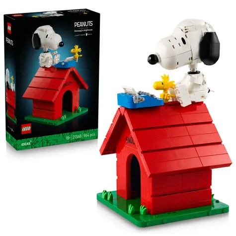 LEGO® Ideas 21368 Peanuts: Snoopys Hütte / Anzahl der Teile: 964 / ab 18 Jahren