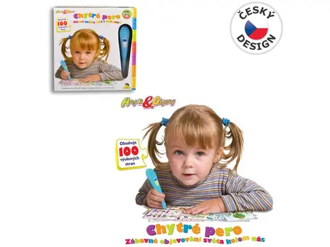 MaDe 74776 - Intelligenter Stift + 100 bunte Lernkarten / ab 4 Jahren