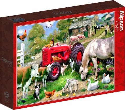 ALIPSON Puzzle „Auf dem Bauernhof“ / 1000 Teile / ab 14 Jahren