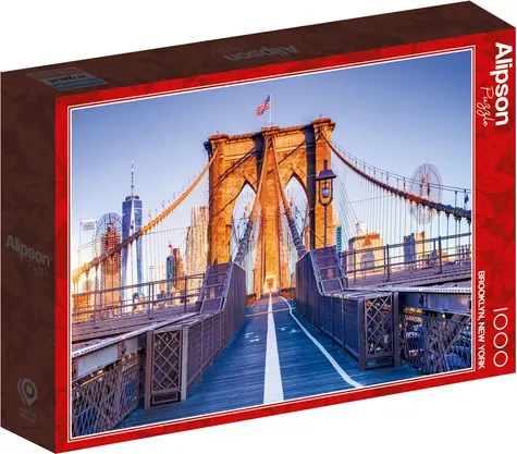 ALIPSON Puzzle Brooklyn Bridge, New York / 1000 Teile / ab 14 Jahren